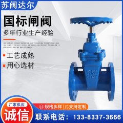 国标体暗杆软密封闸阀Z45X-16Q